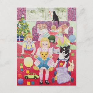 Cartes Pour Fêtes Annuelles Le pyjama de Noël de Teddy