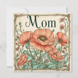 Cartes Pour Fêtes Annuelles Le rayon de maman : salutations douces