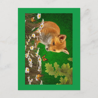 Cartes Pour Fêtes Annuelles Le renard et le monarque