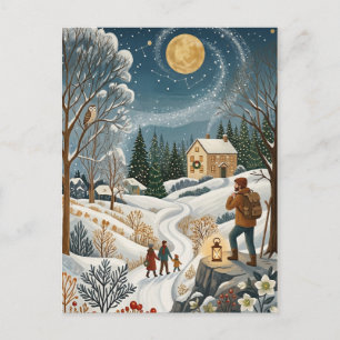 Cartes Pour Fêtes Annuelles Le Retour du Voyageur au Solstice