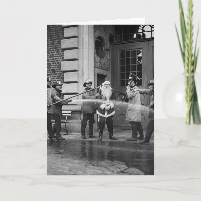 Cartes Pour Fêtes Annuelles Le réveil du Père Noël, années 1920 (Devant)