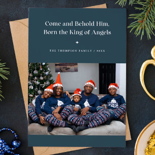 Cartes Pour Fêtes Annuelles Le Roi des Anges Photo de Noël religieuse