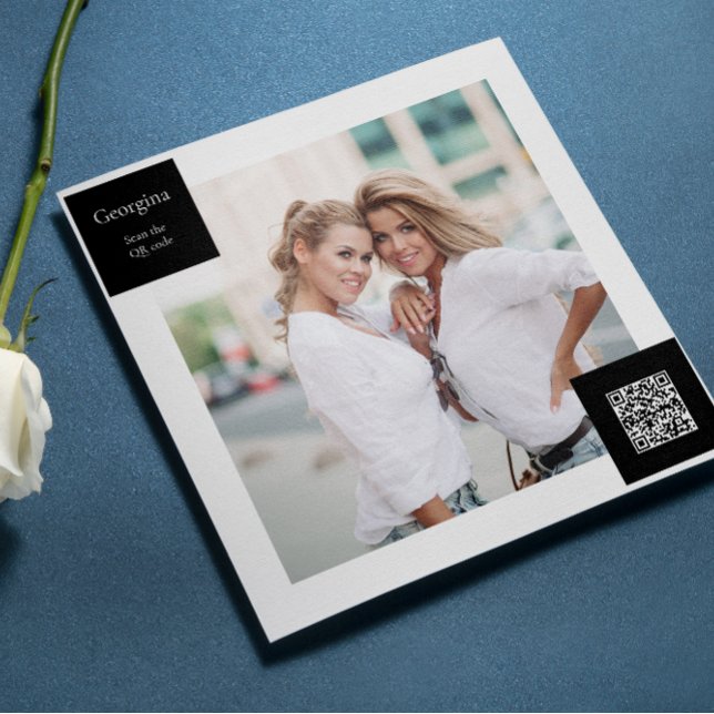 Cartes Pour Fêtes Annuelles Le seras-tu ? ? ? Code QR (Créateur téléchargé)