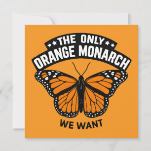 Cartes Pour Fêtes Annuelles Le Seul Monarque Que Je Veux Pro Démocratie Anti T