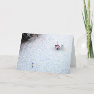 Cartes Pour Fêtes Annuelles Le Snowman