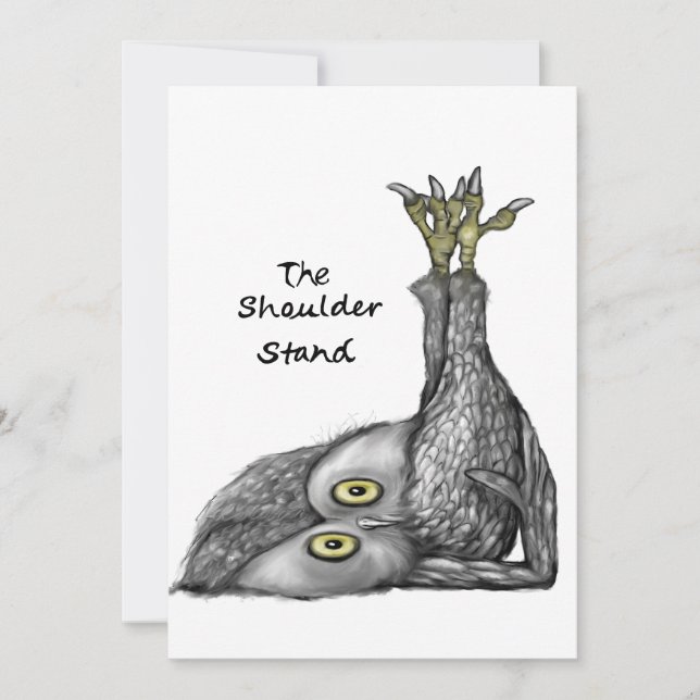 Cartes Pour Fêtes Annuelles Le support d'épaule (Devant)