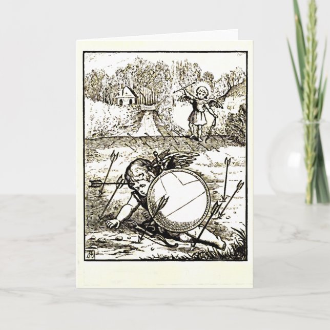 Cartes Pour Fêtes Annuelles Le triomphe de Cupid (Devant)