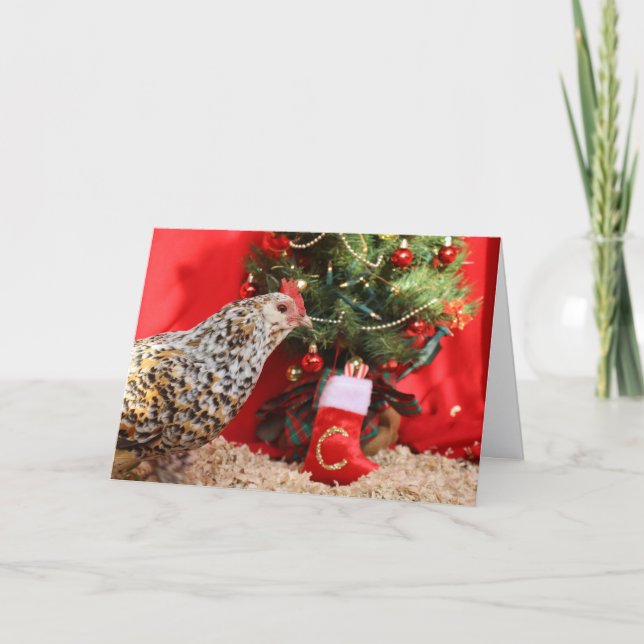 Cartes Pour Fêtes Annuelles Le vœu de Noël de Clémentine  (Devant)