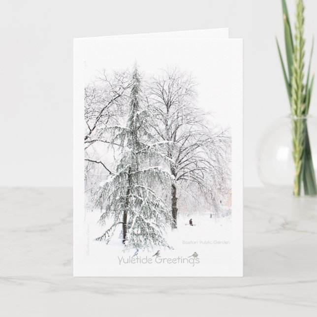 Cartes Pour Fêtes Annuelles Le vrai "présent" est la présence : Holiday Yuleti (Devant)