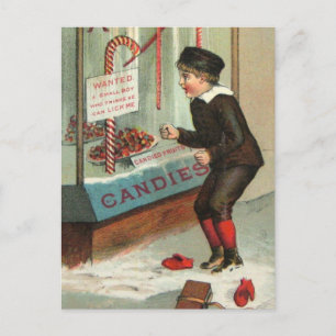 Cartes Pour Fêtes Annuelles Léchez-moi plaisanterie vintage de Noël d'humour