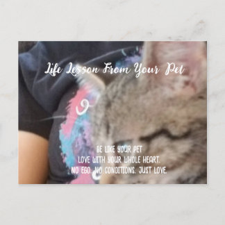 Cartes Pour Fêtes Annuelles Leçon de vie amoureuse inconditionnelle de l'anima