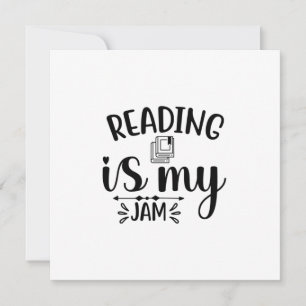 Cartes Pour Fêtes Annuelles Lecture Art Reading Is My Jam