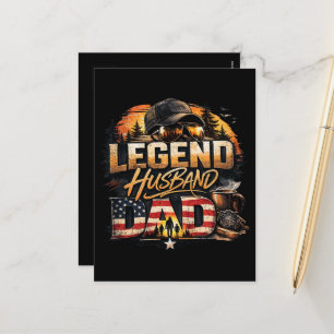 Cartes Pour Fêtes Annuelles Légendaire Mari Papa