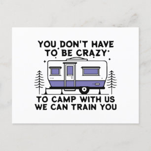 Cartes Pour Fêtes Annuelles Légende du camping depuis toujours