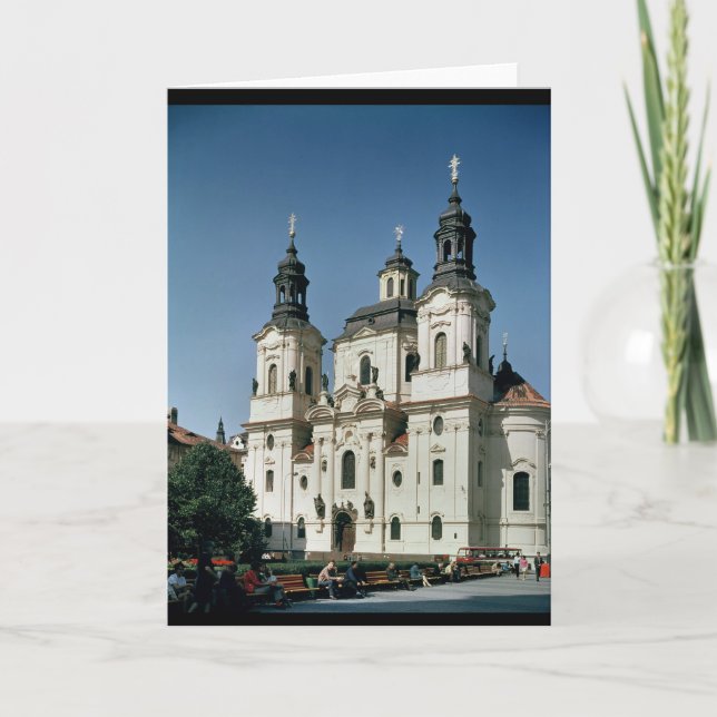 Cartes Pour Fêtes Annuelles L'église de Saint-Nicolas, construite 1703-61 (Devant)