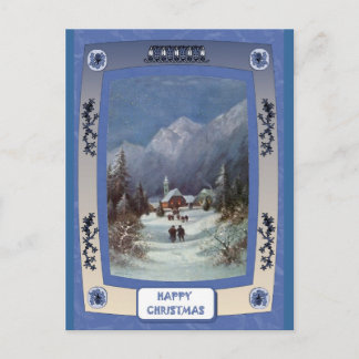 Cartes Pour Fêtes Annuelles L'église du village