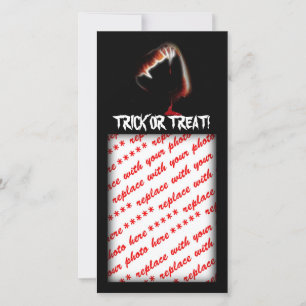 Cartes Pour Fêtes Annuelles L'embrasement de la mort d'un vampire