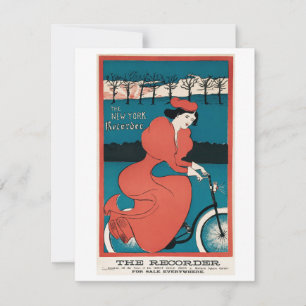 Cartes Pour Fêtes Annuelles L'enregistreur de New York par G. F. Scotson-Clark