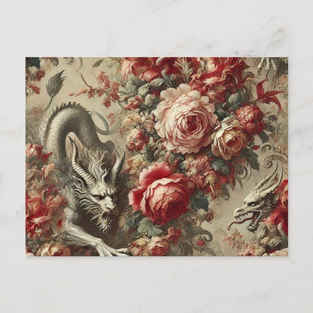 Cartes Pour Fêtes Annuelles L'épais écarlate - victorien gothique (Devant)