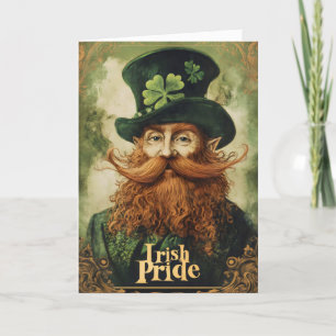 Cartes Pour Fêtes Annuelles Leprechaun Irish Pride St. Patrick's Day