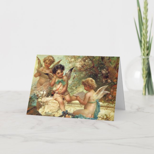 Cartes Pour Fêtes Annuelles Les 3 anges de Zatzka (Devant)