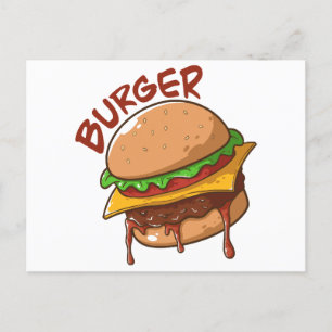 Cartes Pour Fêtes Annuelles Les amateurs de hamburgers