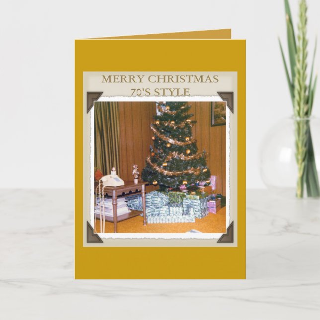 Cartes Pour Fêtes Annuelles Les années 70 NOËL (Devant)