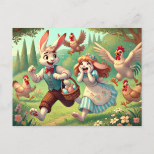 Cartes Pour Fêtes Annuelles Les Aventures Du Lapin De Pâques - La Grande Chass