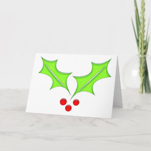 Cartes Pour Fêtes Annuelles les baies sèches