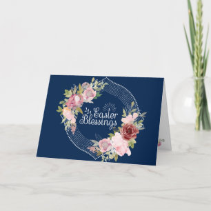 Cartes Pour Fêtes Annuelles Les bénédictions de Pâques Le Seigneur vous béniss
