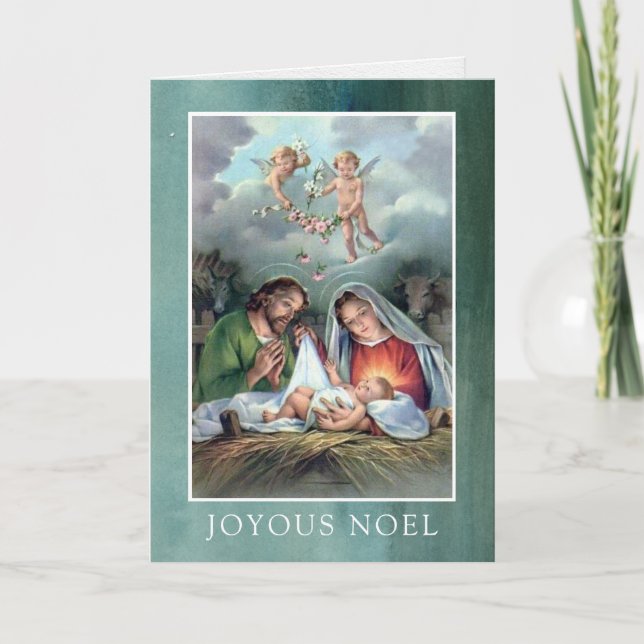 Cartes Pour Fêtes Annuelles Les Cards de Christmas | Joyous Noel (Devant)