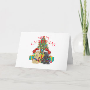 Cartes Pour Fêtes Annuelles Les Casques de Santa