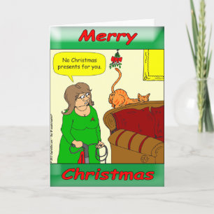 Cartes Pour Fêtes Annuelles Les chats sont très indépendants