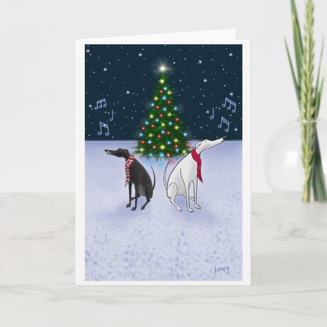 Cartes Pour Fêtes Annuelles Les chiens de Carol (Devant)