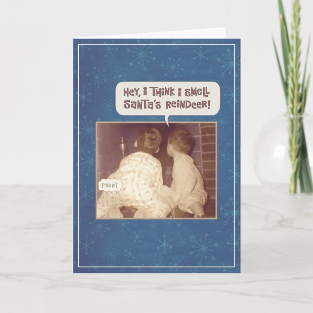 Cartes Pour Fêtes Annuelles Les cloches de Jingle et les odeurs de rennes (Devant)