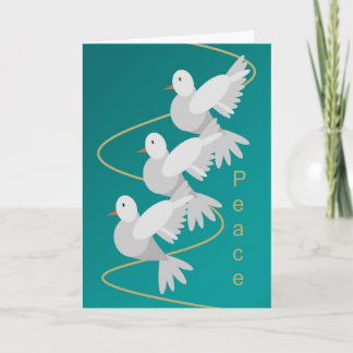 Cartes Pour Fêtes Annuelles Les colombes de la paix