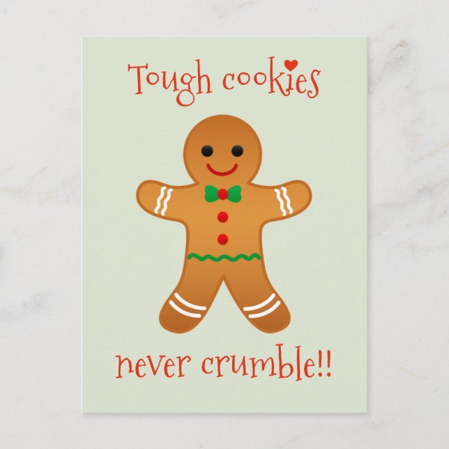 Cartes Pour Fêtes Annuelles Les cookies durs ne s'effondrent jamais ! - Bonne  (Devant)