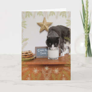 Cartes Pour Fêtes Annuelles Les cookies Kitty pour Père Noël