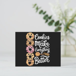 Cartes Pour Fêtes Annuelles Les cookies rendent tout mieux drôle Noël