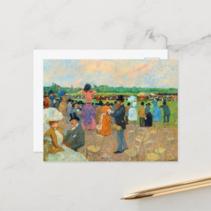 Cartes Pour Fêtes Annuelles Les courses à Longchamp par Jean-Louis Forain