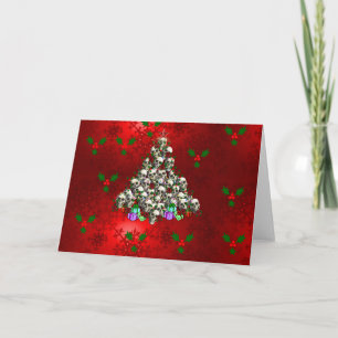 Cartes Pour Fêtes Annuelles Les crânes de Noël