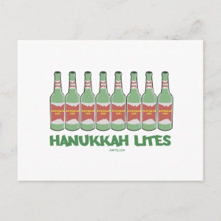 CARTES POUR FÊTES ANNUELLES LES DONS AMUSANTS DE CHANUKAH HANOUKKA LITES
