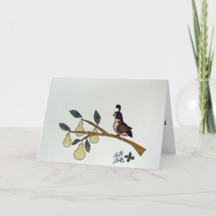 Cartes Pour Fêtes Annuelles Les douze jours de Noël