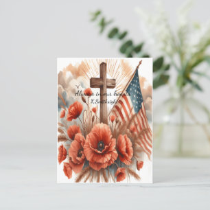 Cartes Pour Fêtes Annuelles Les drapeaux volent là où ils tombent