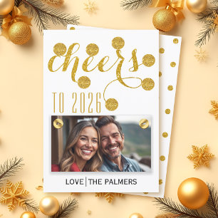 Cartes Pour Fêtes Annuelles Les encouragements modernes à la parties scintilla