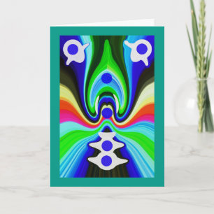 Cartes Pour Fêtes Annuelles Les esprits du surf