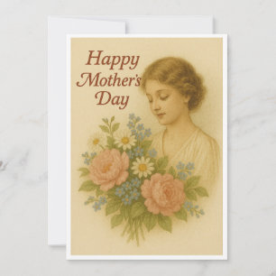 Cartes Pour Fêtes Annuelles Les fleurs gracieuses pour la fête des mères
