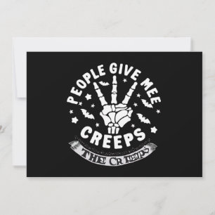 Cartes Pour Fêtes Annuelles Les gens me donnent la chair de poule