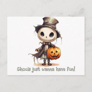 Cartes Pour Fêtes Annuelles Les goules veulent juste s'amuser Halloween