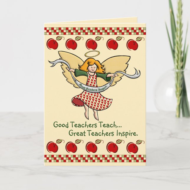 Cartes Pour Fêtes Annuelles Les grands professeurs inspirent (Devant)